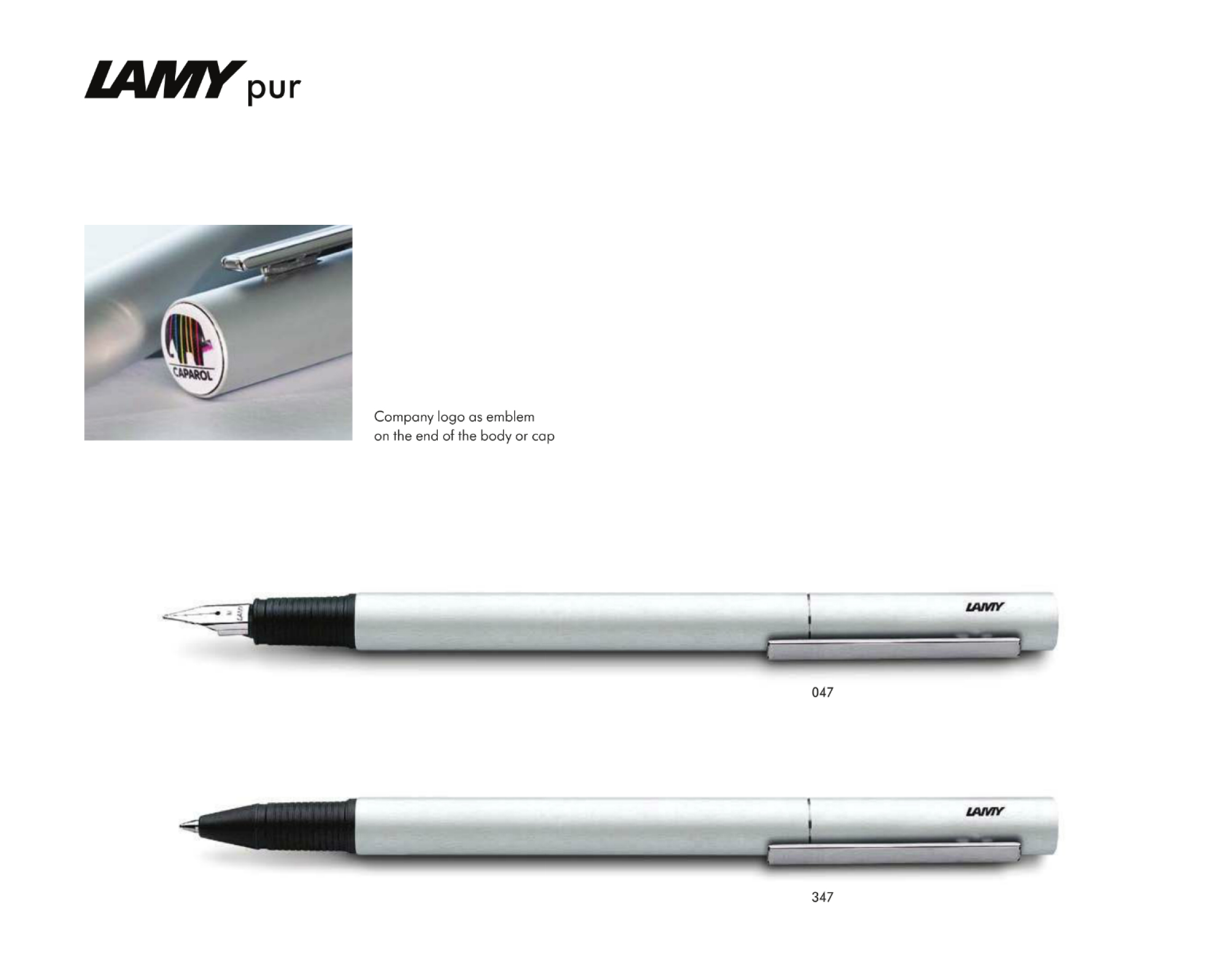 Large image for Lamy Pur with End Cap Branding